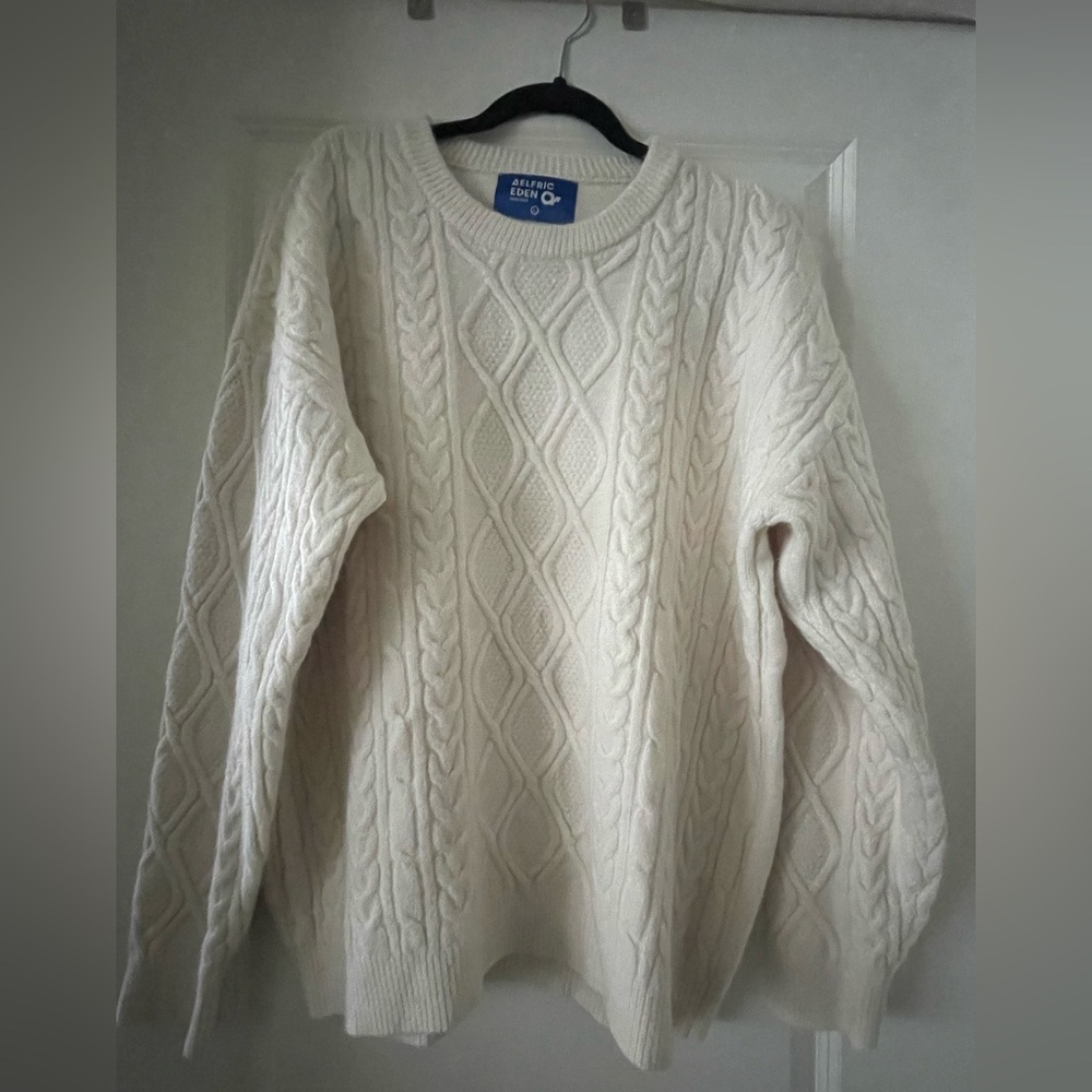 Aelfric Eden White Crewneck Sweater